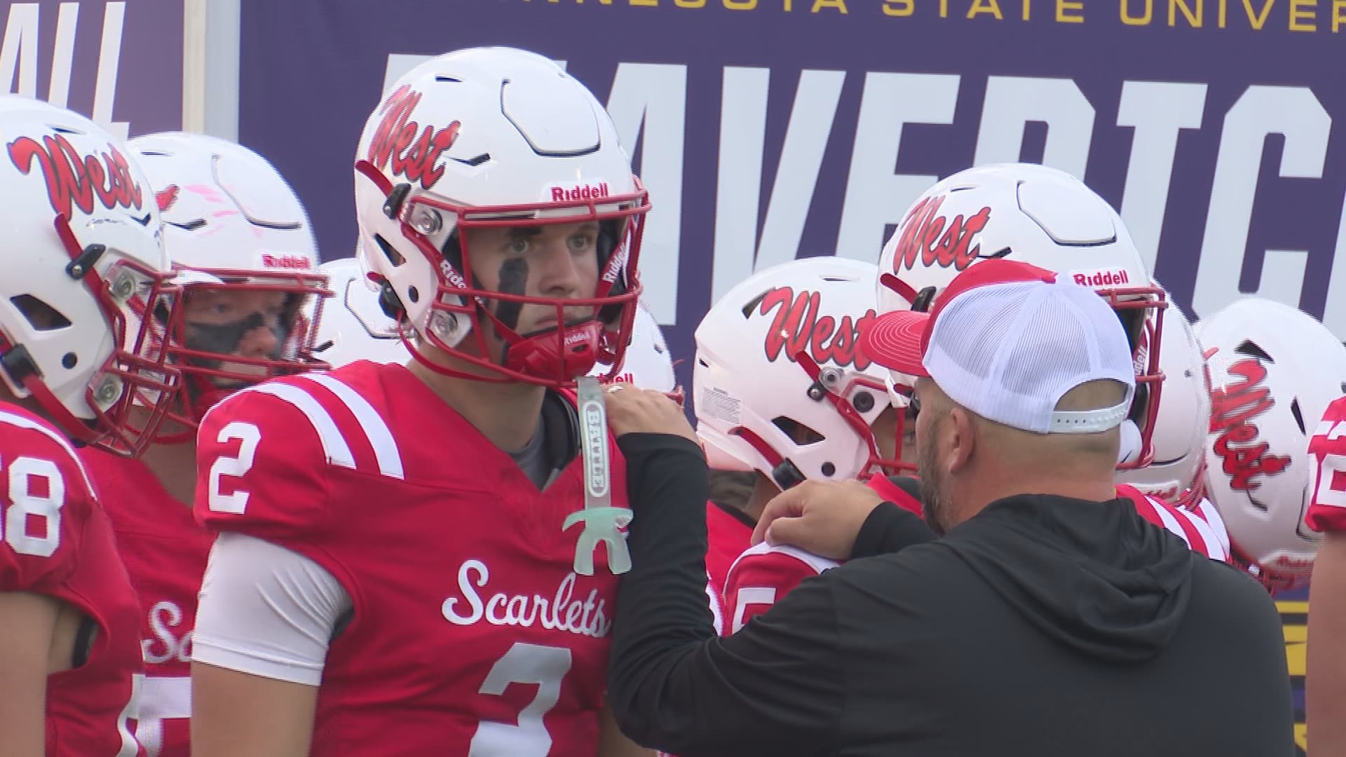 Mankato West Quarterback Osborne Lorenz Leads Undefeated Football Team