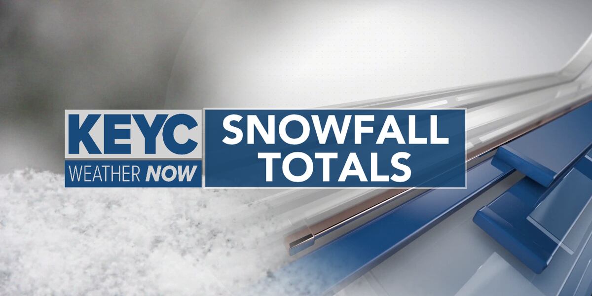 Keyc Snowfall totals: November 29, 2022