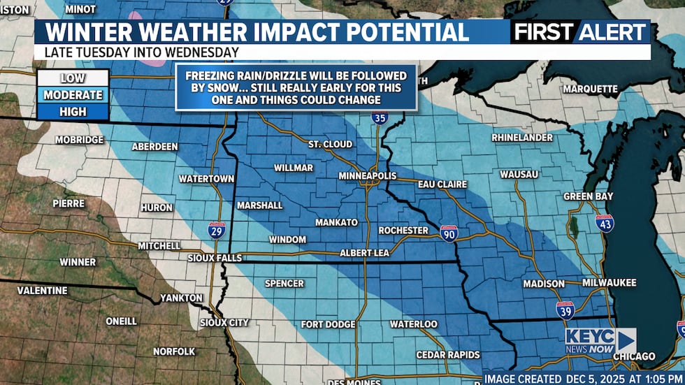 Multipule Rounds Same Impact Winter on repeat: Multiple rounds of snow ahead