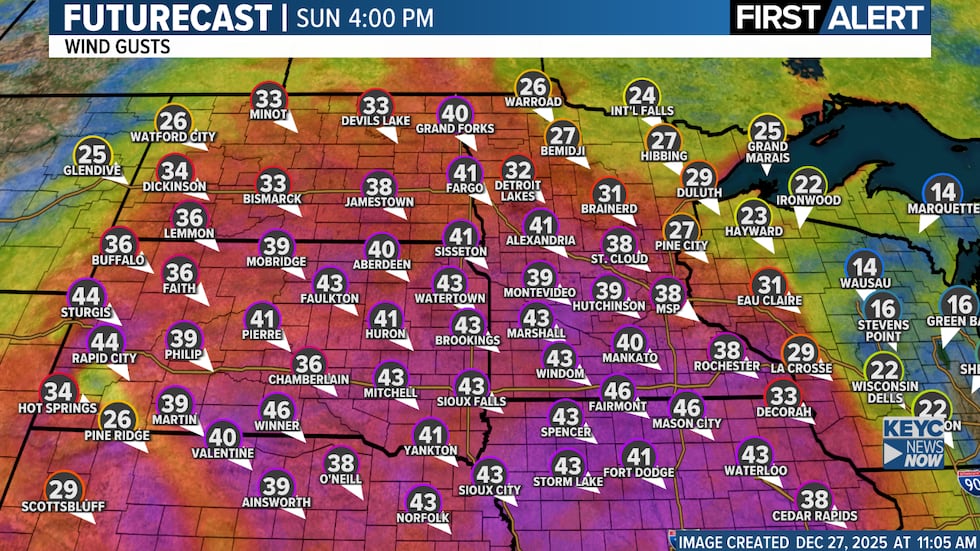 Keyc Heavy snow, blizzard conditions likely Sunday