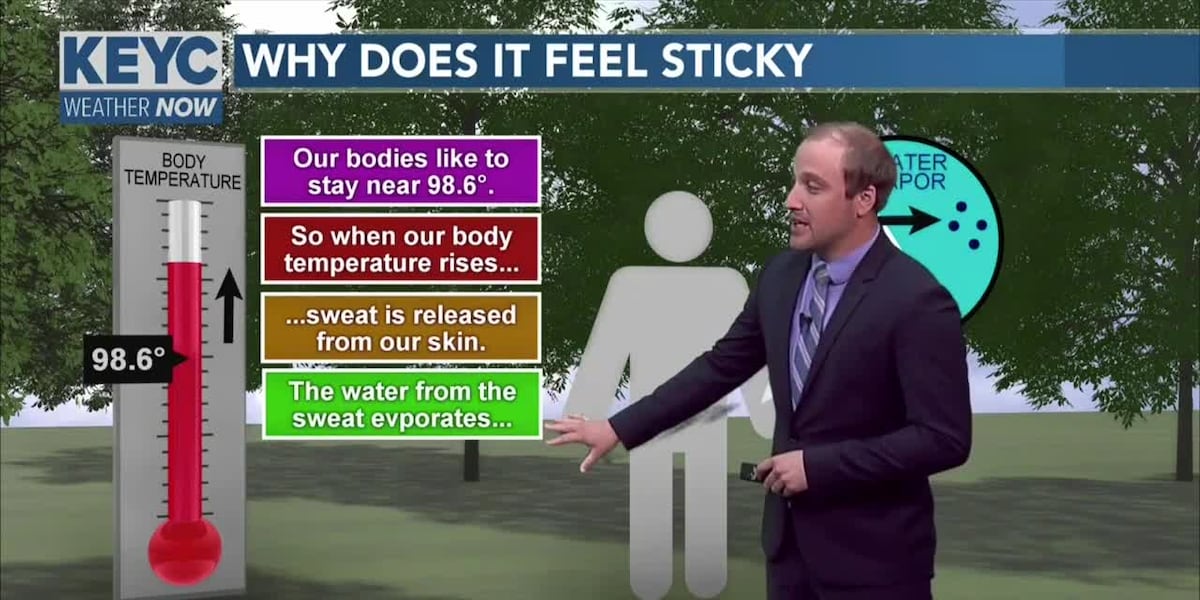 Why you feel ‘sticky’ when it’s hot and humid