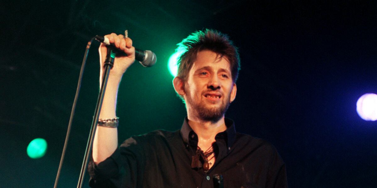 Pougues Singer Shane MacGowan, lead singer of The Pogues and a laureate of booze and ...