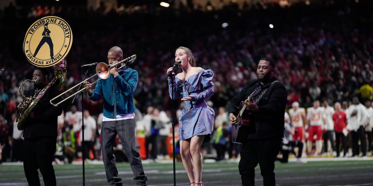 Lauren Daigle joins forces with Trombone Shorty for jazzy performance of ‘America the Beautiful’ Lauren Daigle joins forces with Trombone Shorty for jazzy performance of ‘America the Beautiful’