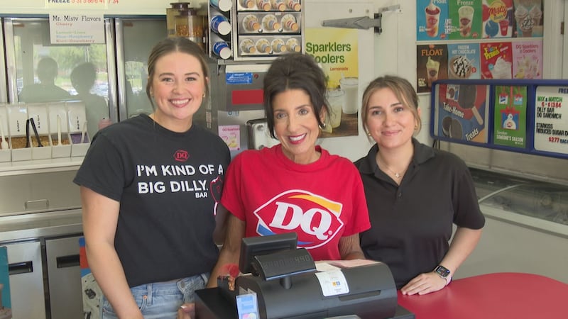 The staff at Dairy Queen West in Mankato, Minn.