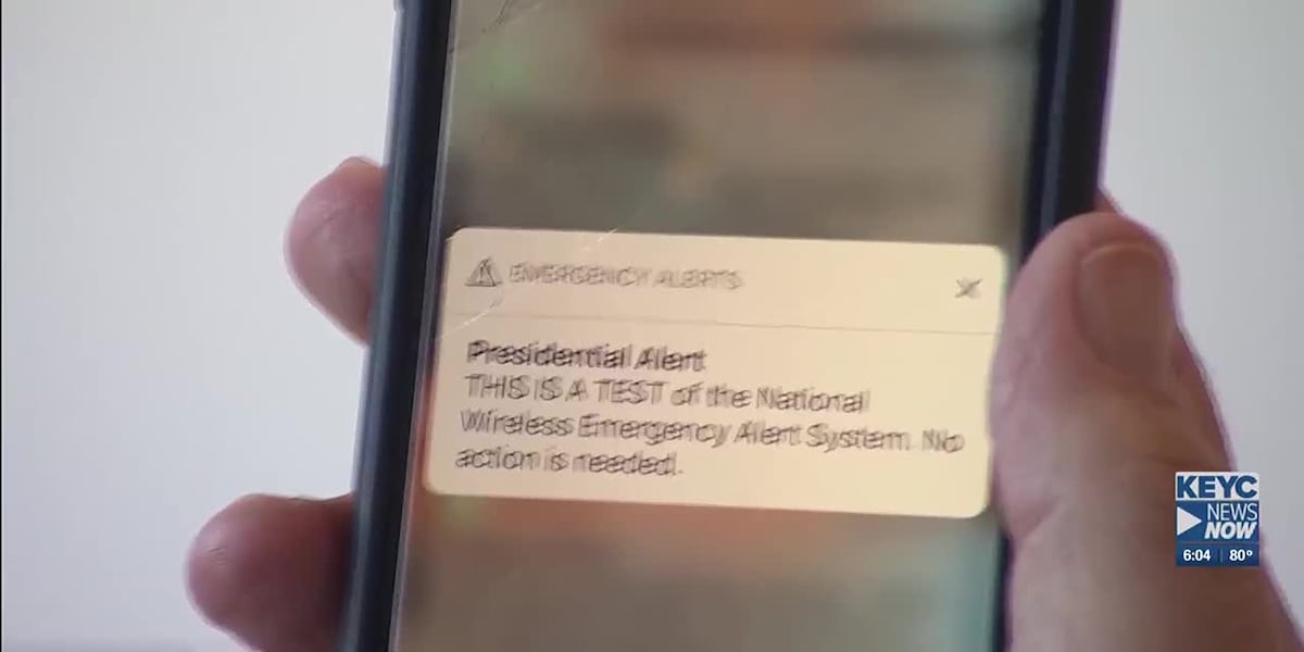 Testing Wednesday National Emergency Alert System test Wednesday