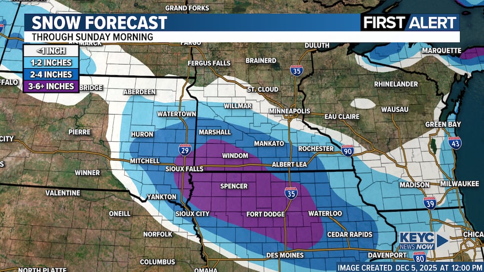 Multipule Rounds Same Impact Winter on repeat: Multiple rounds of snow ahead