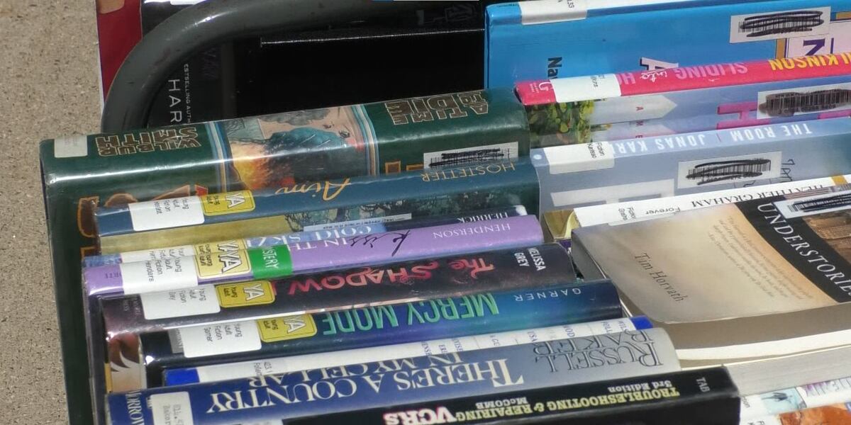 New Ulm Public Library hosts monthlong sidewalk book sale