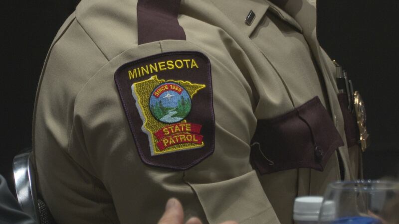 A state patrol officer in Mankato, Minn.