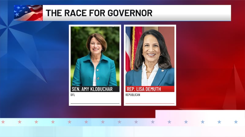 Sen. Amy Klobuchar and Minnesota House Speaker Lisa Demuth are vying to be the next Governor...