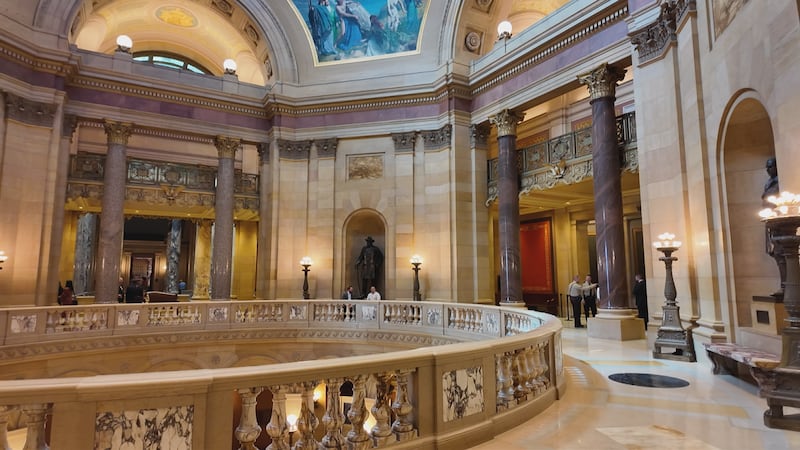MN Capitol Rotunda shown during the 2025 legislative session