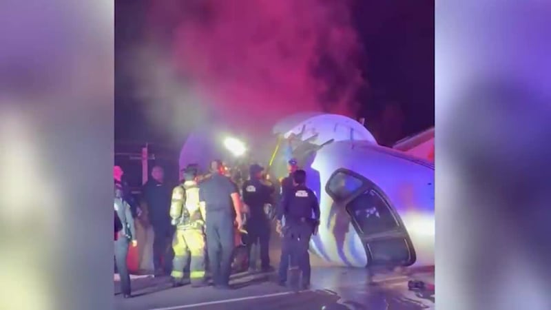 A small jet carrying six people crashed on a highway in South Texas last night, killing one...