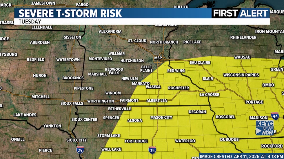 Keyc UPDATE: Severe threat builds into early next week