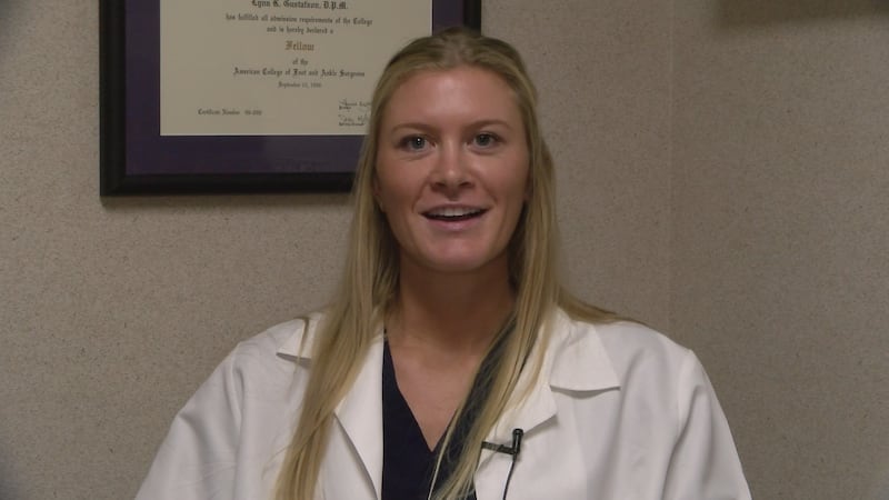 Dr. Danielle Nack, a surgeon at Mankato Clinic's Foot and Ankle Center.
Taken on Oct. 22, 2026.
