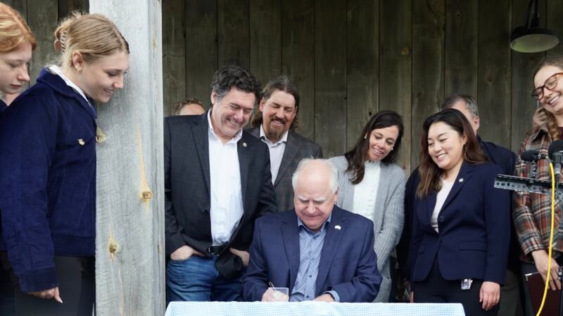 Gov. Walz signs agriculture and broadband bill into law