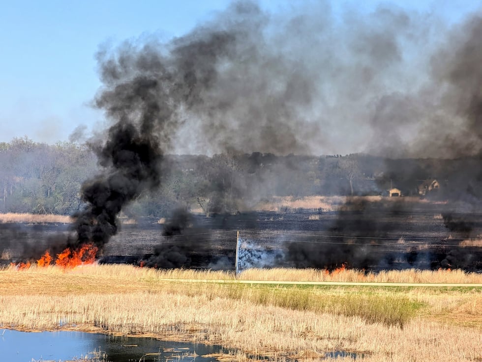 Multiple crews respond to LeSueur County grass fire
