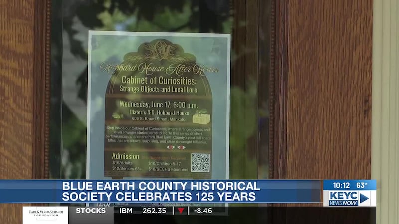 The Blue Earth County Historical Society is celebrating their 125th anniversary with brand new...