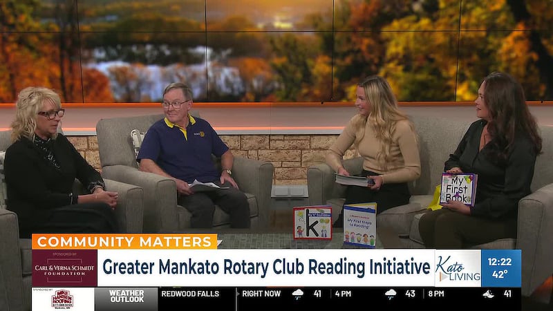 The Greater Mankato Rotary Club is promoting childhood literacy through its reading initiative.